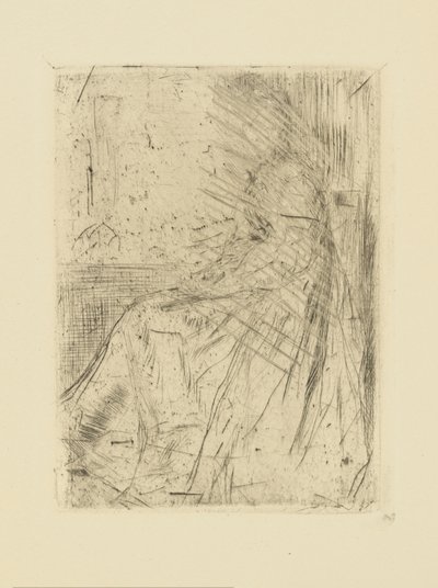 [76] Impresiones de planchas canceladas de Whistler - Maude, Seated. de James Abbott McNeill Whistler