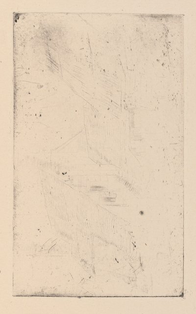 [76] Impresiones de planchas canceladas de Whistler - The Muff. de James Abbott McNeill Whistler