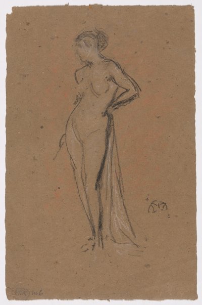 Una figura desnuda de James McNeill Whistler