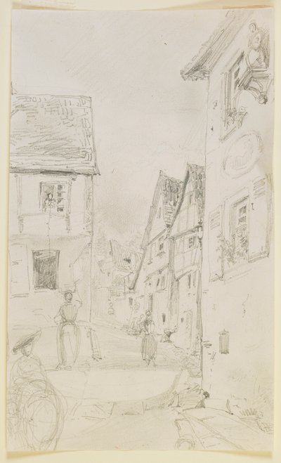 Una escena de calle de James Abbott McNeill Whistler