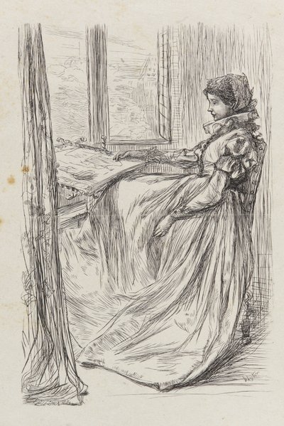 Una ilustración para "La mañana antes de la masacre de San Bartolomé" de James Abbott McNeill Whistler