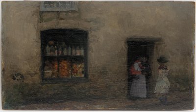 Una nota naranja: tienda de dulces de James Abbott McNeill Whistler