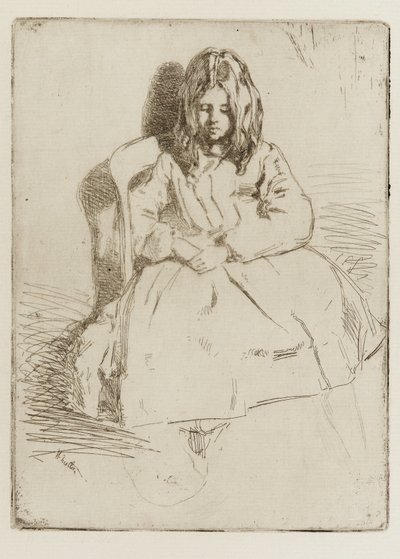 Annie, sentada de James Abbott McNeill Whistler