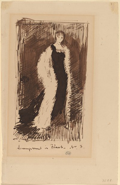 Arreglo en negro - No.3 de James Abbott McNeill Whistler