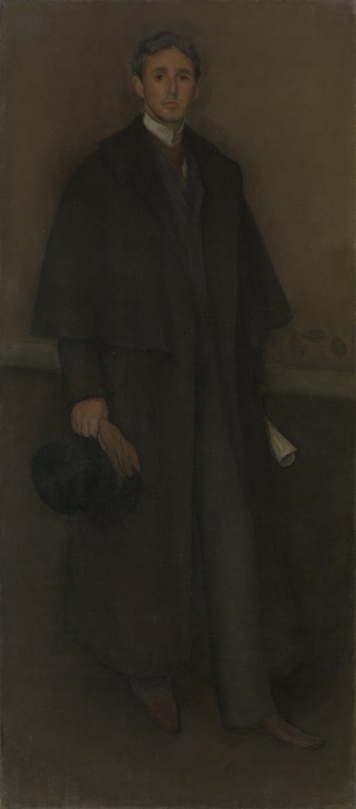 Arreglo en color carne y marrón: Retrato de Arthur Jerome Eddy de James McNeill Whistler