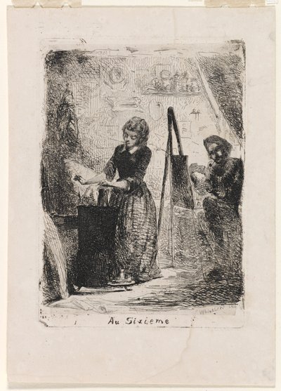 Au Sixième de James Abbott McNeill Whistler