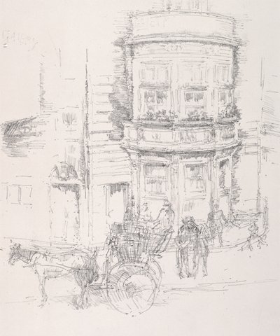 Parte trasera del Teatro Gaiety de James McNeill Whistler