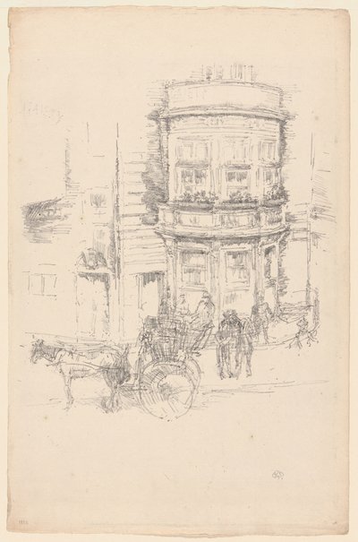 Parte trasera del Teatro Gaiety de James Abbott McNeill Whistler