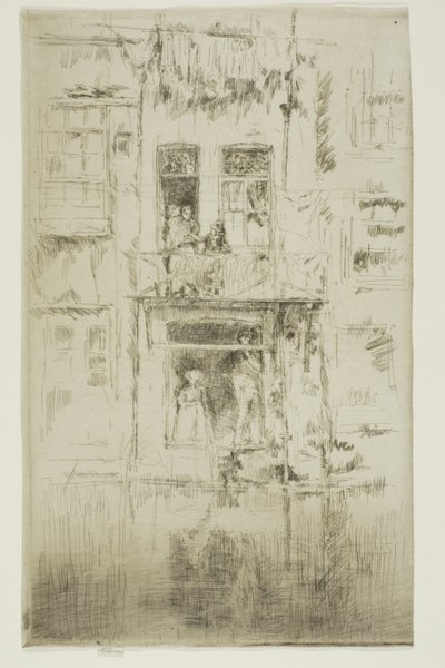 Balcón, Ámsterdam de James Abbott McNeill Whistler