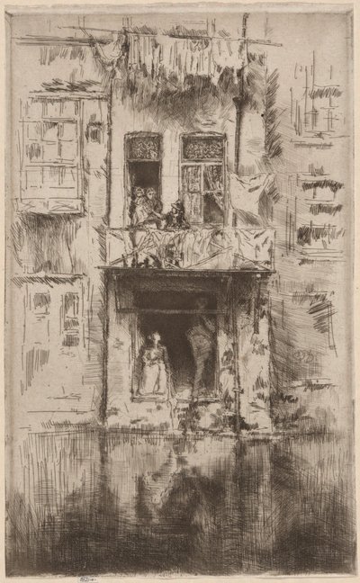 Balcón, Ámsterdam de James Abbott McNeill Whistler
