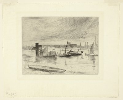 Amanecer en Battersea (Cadogan Pier) de James Abbott McNeill Whistler
