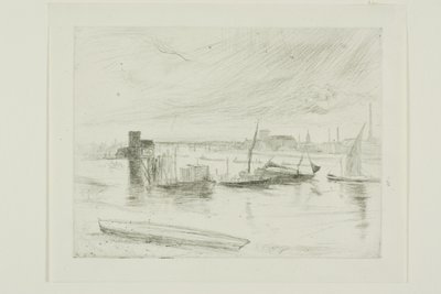 Amanecer en Battersea (Cadogan Pier) de James Abbott McNeill Whistler