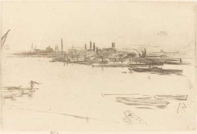 Battersea: Amanecer de James Abbott McNeill Whistler