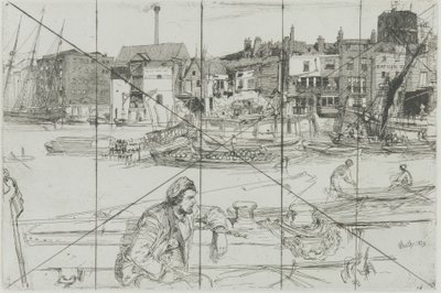 Muelle del León Negro de James Abbott McNeill Whistler