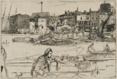 Muelle del León Negro de James Abbott McNeill Whistler