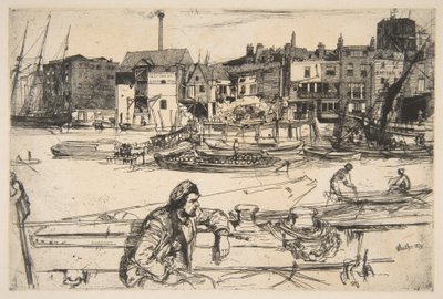 Black Lion Wharf de James McNeill Whistler
