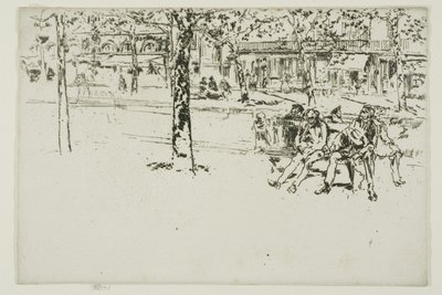 Boulevard Poissonnière, París de James McNeill Whistler