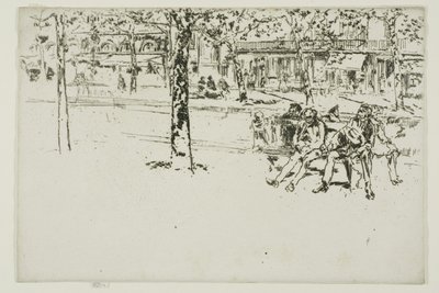 Boulevard Poissonnière, París de James Abbott McNeill Whistler