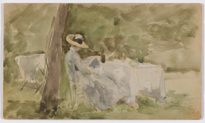 Desayuno en el jardín de James Abbott McNeill Whistler