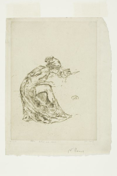 Camafeo, No. 1 (Madre e hijo) de James Abbott McNeill Whistler