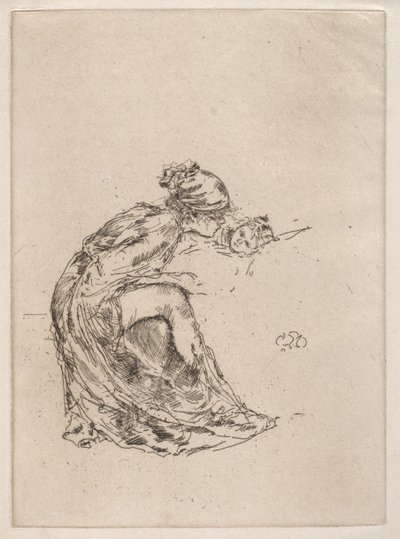 Cameo, n.º 1 (Madre e hijo) de James McNeill Whistler