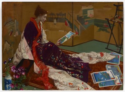 Capricho en Púrpura y Oro: La Pantalla Dorada de James Abbott McNeill Whistler