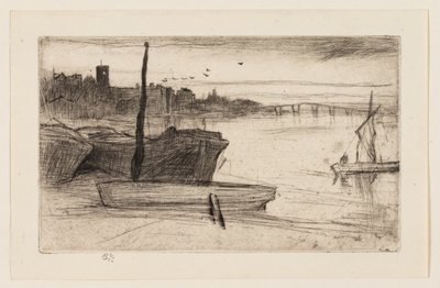Puente y iglesia de Chelsea de James Abbott McNeill Whistler
