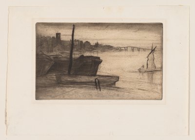 Puente y iglesia de Chelsea de James Abbott McNeill Whistler