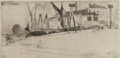 Muelle de Chelsea de James Abbott McNeill Whistler
