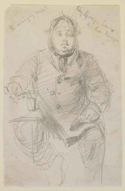 Chez George Sauer a Lion Rouge de James Abbott McNeill Whistler