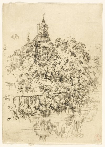 Castillo de Verneuil, Touraine de James Abbott McNeill Whistler