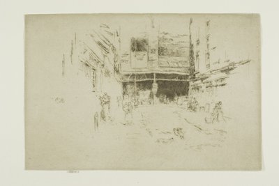 Intercambio de ropa, Houndsditch, No. 1 de James Abbott McNeill Whistler
