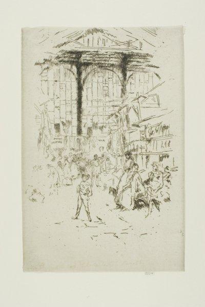Intercambio de ropa, Houndsditch, No. 2 de James Abbott McNeill Whistler