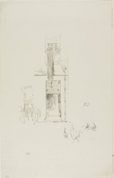 Gallos y gallinas, Hôtel Colbert de James McNeill Whistler