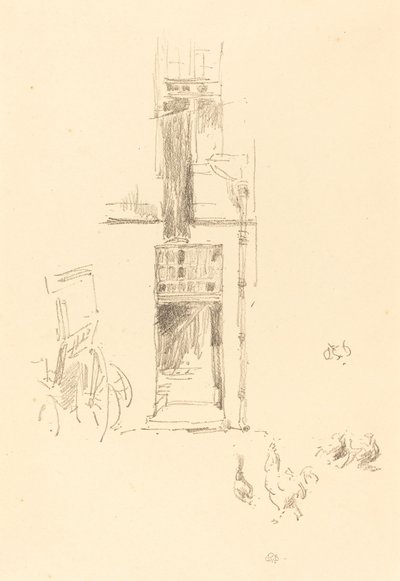 Gallos y gallinas, Hôtel Colbert de James Abbott McNeill Whistler