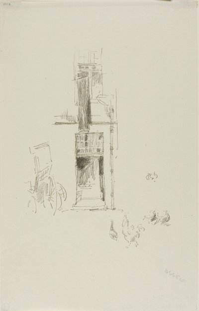 Gallos y gallinas, Hôtel Colbert de James Abbott McNeill Whistler