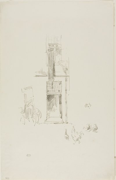 Gallos y gallinas, Hôtel Colbert de James Abbott McNeill Whistler
