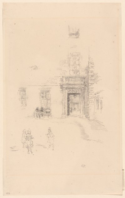 Patio, Hospital de Chelsea de James Abbott McNeill Whistler