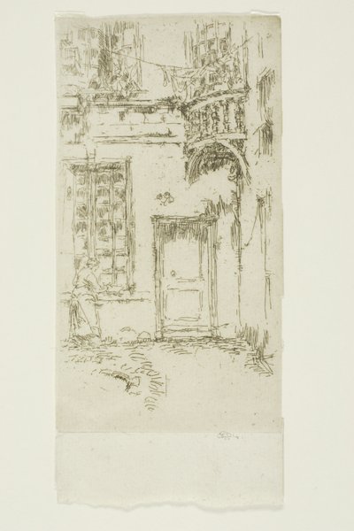 Patio, Rue P. L. Courier, Tours de James Abbott McNeill Whistler