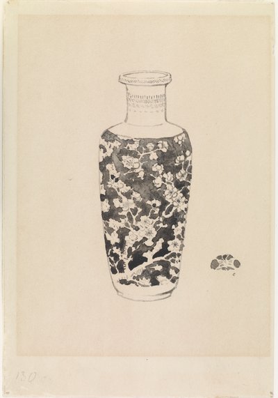 Jarrón cilíndrico con cuello grueso de James Abbott McNeill Whistler
