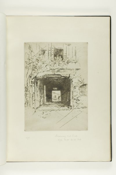 La puerta y la vid de James McNeill Whistler