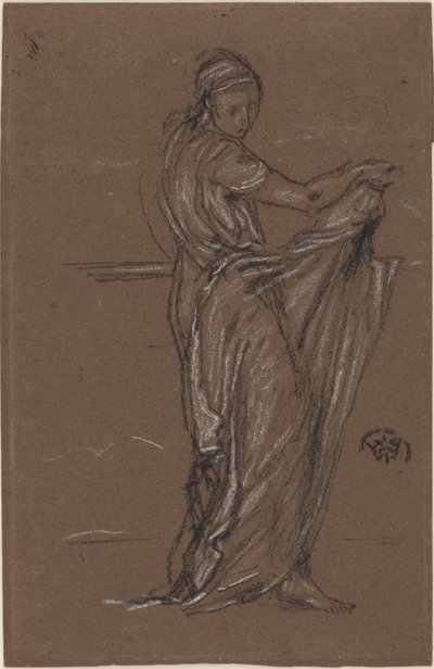 Figura Femenina Drapada de James Abbott McNeill Whistler