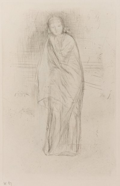 Modelo Draped de James Abbott McNeill Whistler