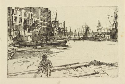 Muelle del Águila (Tyzac Whiteley y Co.) de James Abbott McNeill Whistler