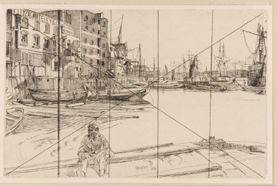 Muelle del Águila (Tyzac Whiteley y Co.) de James Abbott McNeill Whistler