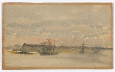 Erith–Atardecer de James Abbott McNeill Whistler