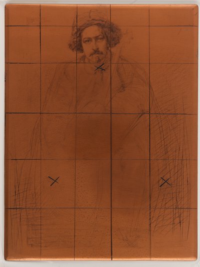 Placa de grabado: Becquet de James Abbott McNeill Whistler