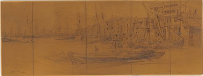 Placa de grabado: Almacenes del Támesis de James Abbott McNeill Whistler
