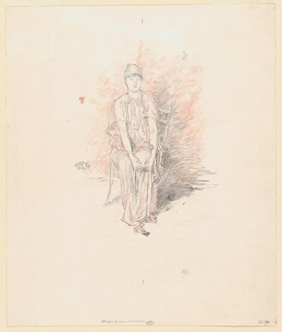 Estudio de figura en colores de James Abbott McNeill Whistler