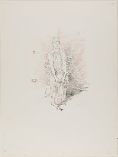 Estudio de figura en colores de James Abbott McNeill Whistler